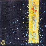 Tableau 10 cm porte jaune