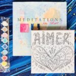 Boxe aimer largement noir et blanc